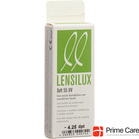 Lensilux SOFT 55 UV месячная линза -4.25 soft (1 шт.)