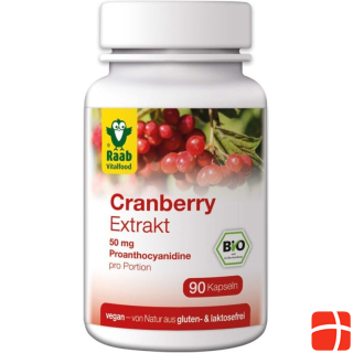 Raab Cranberry Extrakt mit Proanthocyanidine Bio