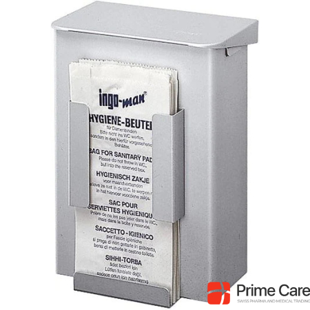 Ophardt HB 1 Ladies hygiene waste box with hygiene bag dispenser 6l