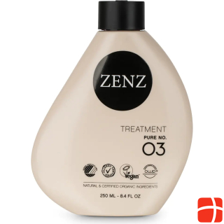 Zenz Treatment Haarkur PURE No. 03 250 ml Parfümfreie & Reparierende Eigenschaften Fügt Feuchtigkei