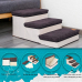 Bounabay 3-Step Storage Style Pet Stairs