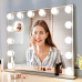 Anyhi Make-up mirror with light, silver 606