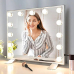 Anyhi Illuminated makeup mirror Hollywood, silver