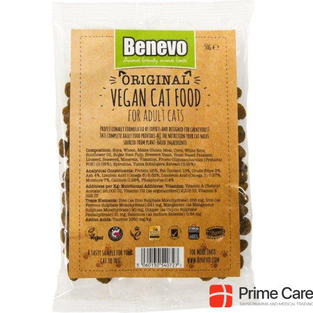 Benevo Original Vegan Cat Food For Adult Cats Sample