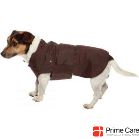 Croci Spa Montreal raincoat for dogs brown 45cm