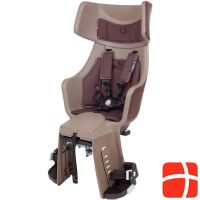 bobike Exclusive Tour Plus - the bike seat is mounted on a stand Brown iris