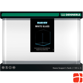 Dennerle Scaper’s Tank White Glass