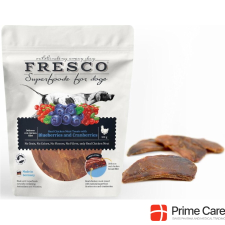 Fresco Fillets & More Chicken Fillets&Blueberries, 100 g