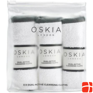 Oskia 3 x Dual Active Cleansing Cloths
