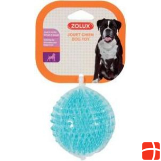 Zolux Toy TPR Pop ball with spikes 13 cm turquoise