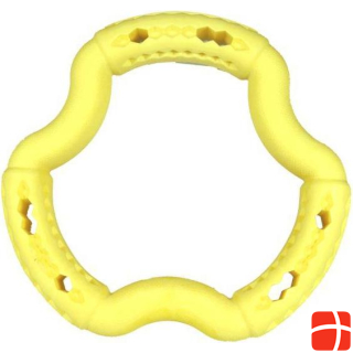 Vadigran TPR Vanilla ring yellow toy for dog 21cm