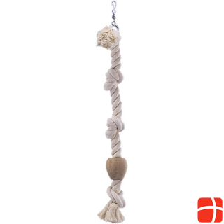 Nobby Cage Toy, climbing rope cotton with wooden block