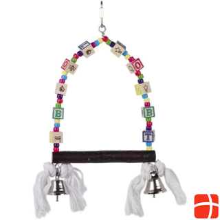 Nobby Cage Toy, swing with colorful cubes