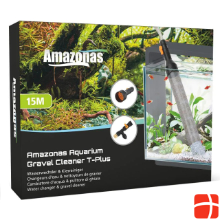Очиститель гравия для аквариума Amazonas Устройство для смены воды и очиститель гравия T-Plus
