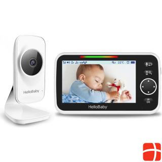 HelloBaby Video-Babyphone mit Kamera und Audio, 5