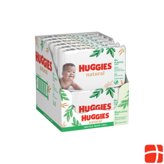 Влажные салфетки Huggies Natural 12 x 48 штук Giga Pack
