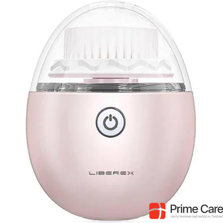 Liberex Egg Vibrating Facial Cleansing Brush - Pink