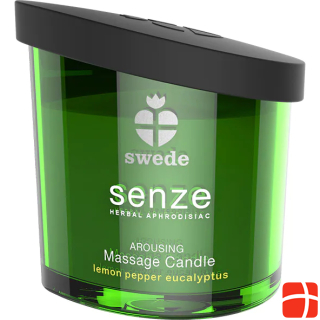 Swede Senze Arousing Massage Candle Lemon Pepper Eucalyptus