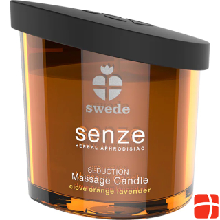 Swede Senze Seduction Massage Candle Clove Orange Lavender