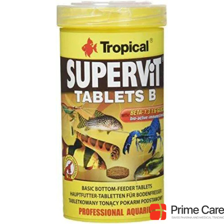Tropical Supervit Tablets B - food for fish - 150g