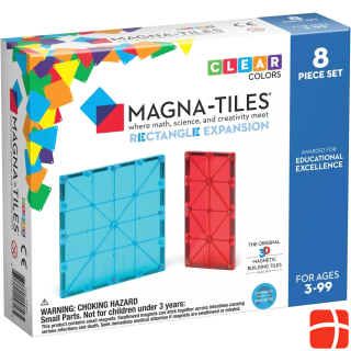 Magna-Tiles Rectangles extension set (8 pieces)