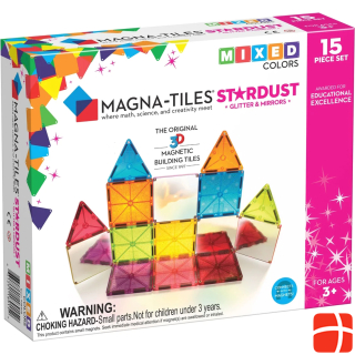 Magna-Tiles Stardust Glitter Set (15 pieces)