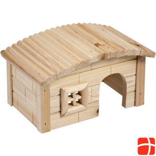 EBI Wooden lodge with vaulted roof rodent