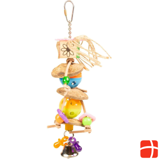 EBI Duvo+ Birdtoy Colorful Toy with Coconut + Bells