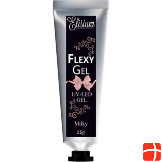 Elisium Flexy Gel gel for nail extension Milky 25g