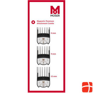 Moser Premium magnetic attachment comb set