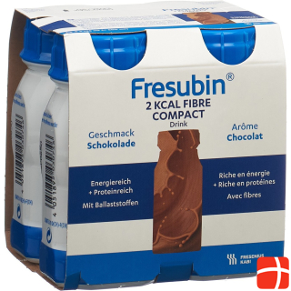 Fresubin 2 kcal Compact Fibre Drink Chocolate (4x125ml)