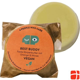 4peoplewhocare Vegan Масло для тела Best Buddy с мятой и апельсином (запасной блок)