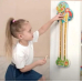 Montessori Funny monkey educational wall toy for toddlers
