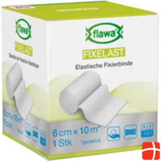 Flawa Fixelast elastic gauze bandage white 6 cm x 10 m box
