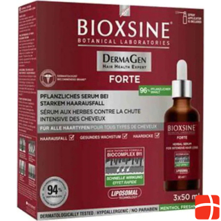 Bioxsine Forte serum for intense hair loss, 3 x 50 ml