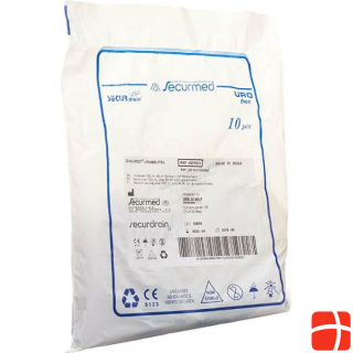 Qualimed Urine bag 1.5l 90cm with zipper, 10 pieces
