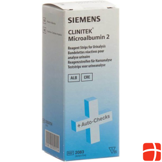 Clinitek Microalbumin 2 Reagenzstreifen, 25 Stück