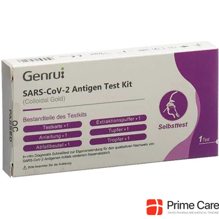 Genrui SARS-CoV-2 Antigen Test Kit, 1 piece