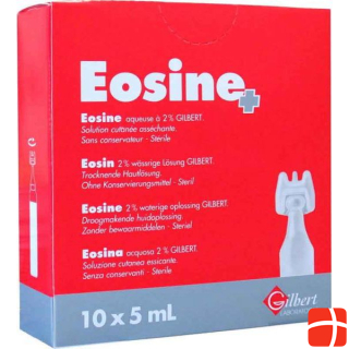 Gilbert Eosin solution 2% monodoses, 10 x 5 ml