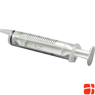 Codan Disposable syringe eccentric 5ml luer, 100 pieces
