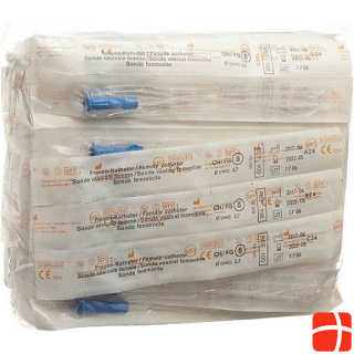 Qualimed Female catheter CH08 18cm PVC sterile, 100 pieces