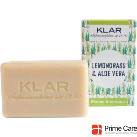 Klar Festes Shampoo Lemongrass & Aloe Vera