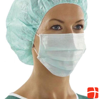 L&R Sentinex surgical masks Lite green with ear loop type II, 50 pcs.