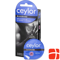 Ceylor Blue ribbon condom with reservoir