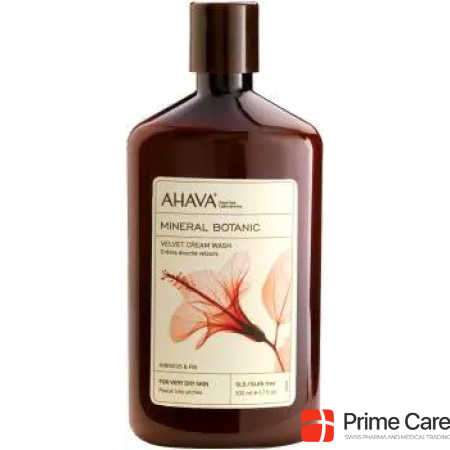 Ahava Mineral Botanic Cream Wash - Hibiskus & Feige
