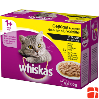 Whiskas 1+ Poultry selection in sauce