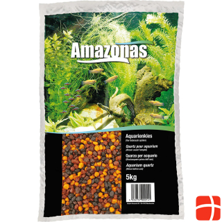 Amazonas Aquarium gravel orange-brown-black 2-3mm 5kg
