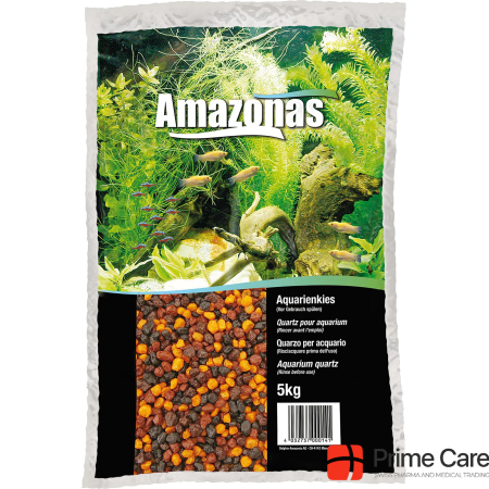 Amazonas Aquarium gravel orange-brown-black 2-3mm 5kg