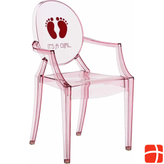 Kartell Lou Lou Ghost high chair it's a girl