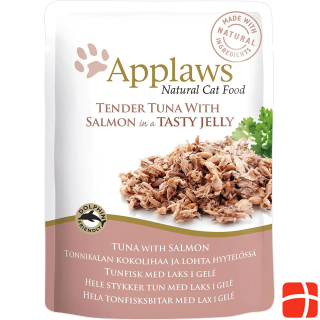 Applaws Pouch tuna meal with salmon in jelly